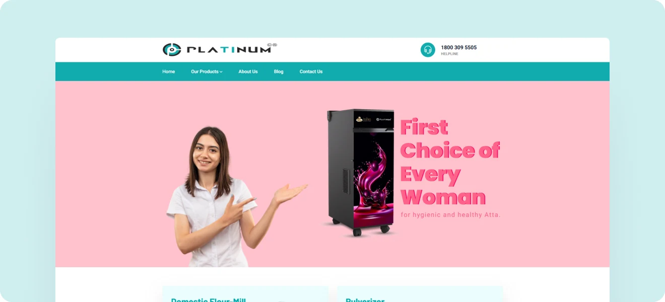 Platinum Flour Mill Web App
